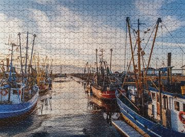 Fischerboote und Krabbenkutter